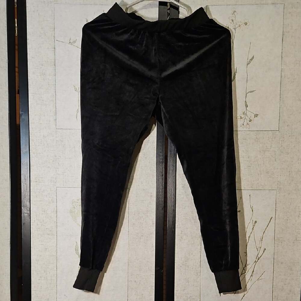 dELiA*s Black Velvet Track Pants